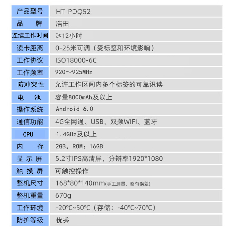 超高頻手持盤點機